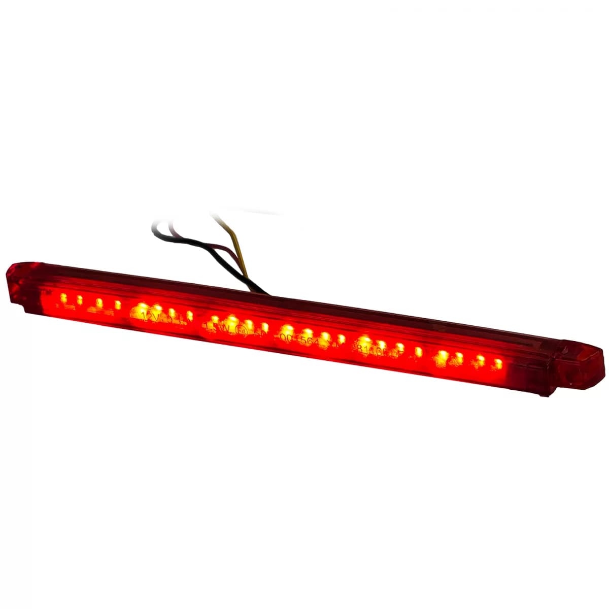 Motorcycle LED taillight brake light custom slim stripe style with E-mark