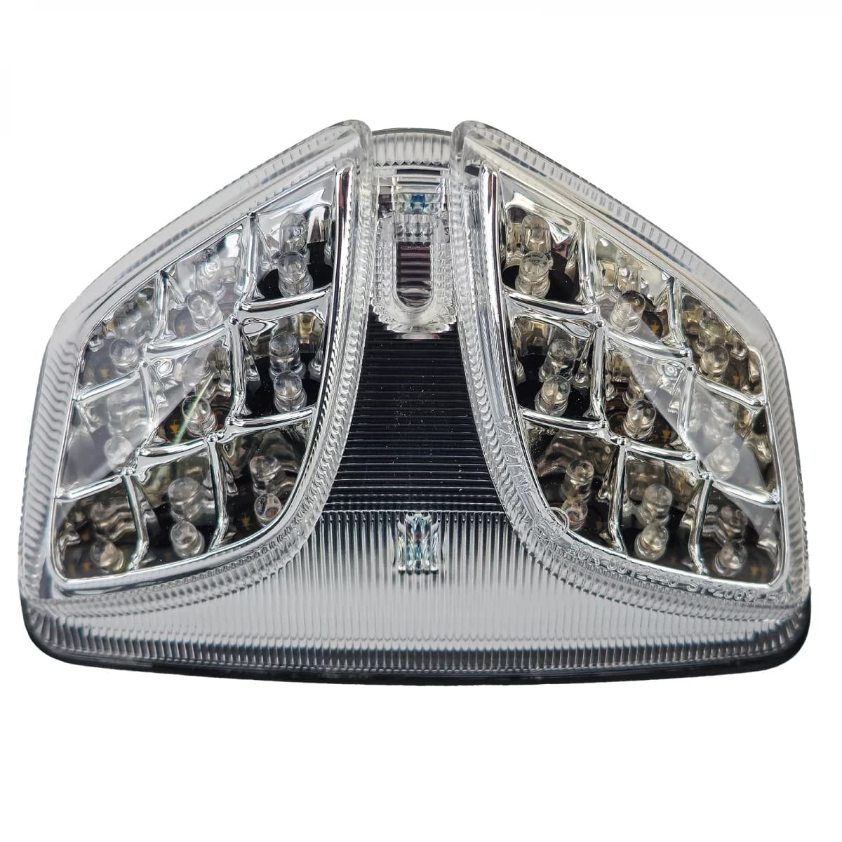 Motorcycle LED tail light rear light chrome clear lens for Suzuki GSX-R 600/750/1000