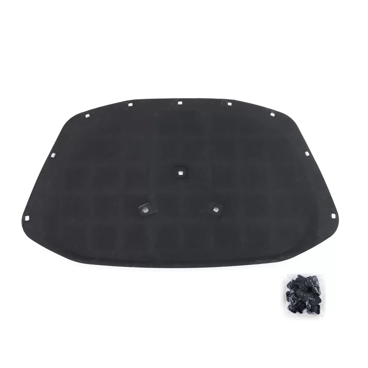 Insulation mat for engine hood with clips for Skoda Octavia II 1Z 04-13