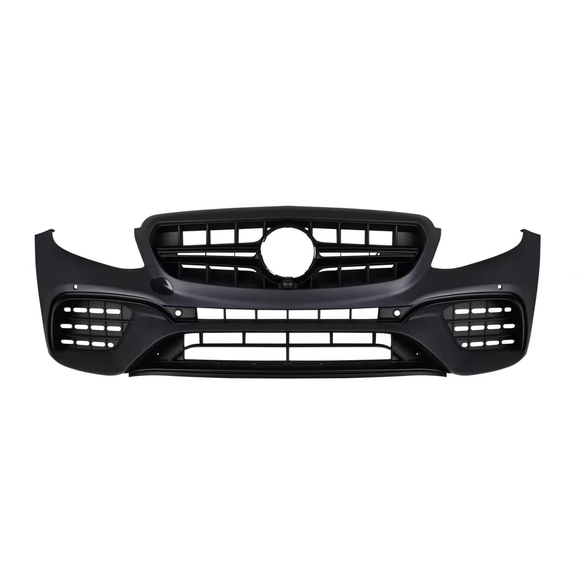 Front A design bumper suitable for Mercedes E-Class W213 sedan, S213 estate 2016-2019, for the model without active flaps