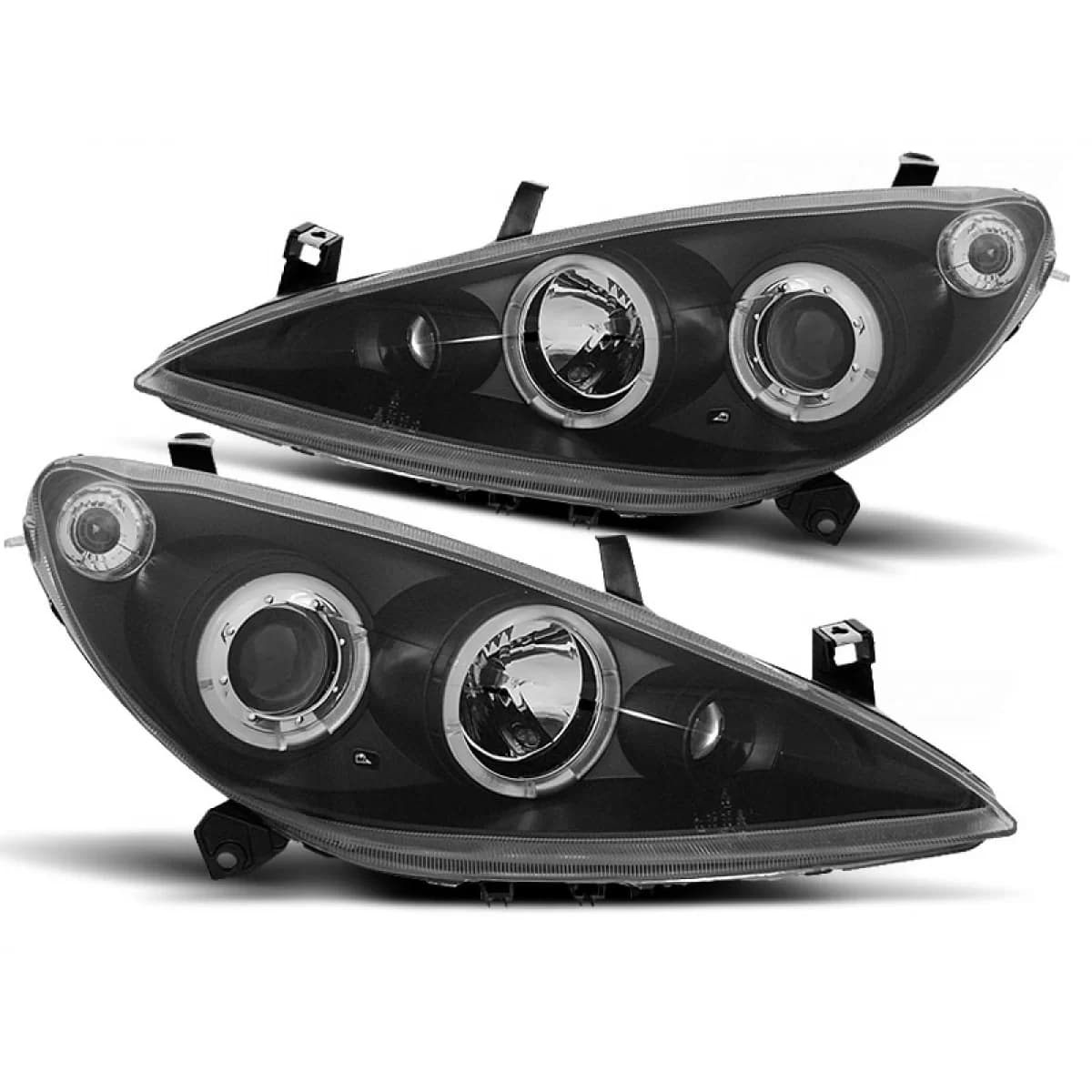 PEUGEOT 307 04.01-06.05 ANGEL EYES BLACK