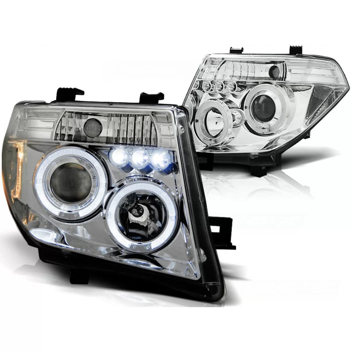 NISSAN NAVARA D40/PATHFINDER 05-10 ANGEL EYES CHROME