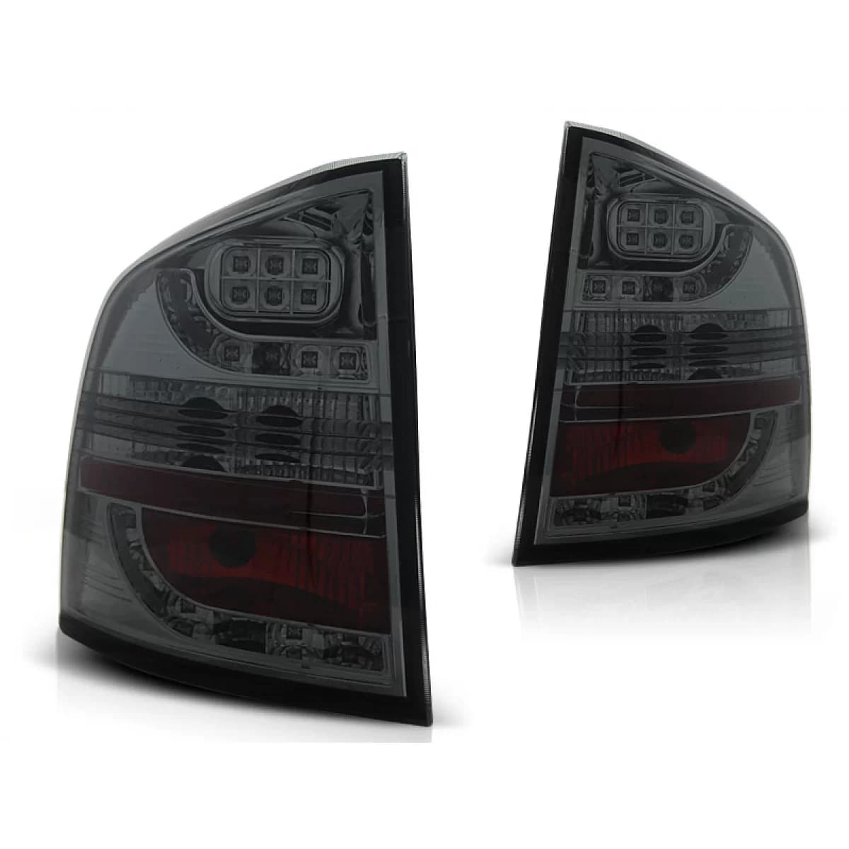 LED TAIL LIGHTS SMOKE fits SKODA OCTAVIA II KOMBI 04-12