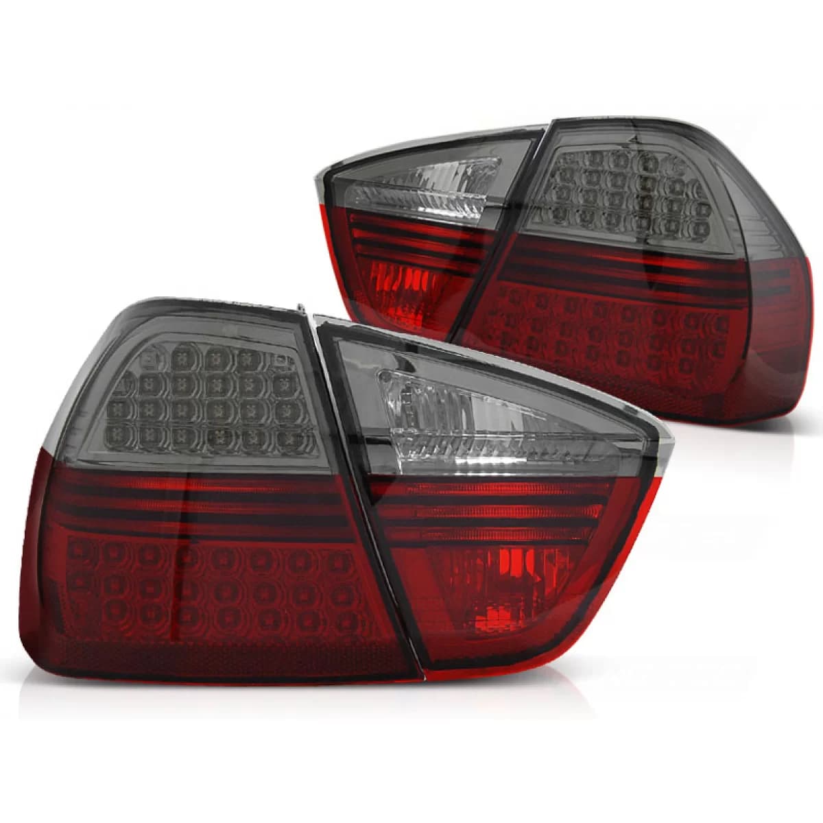 LED TAIL LIGHTS RED SMOKE fits BMW E90 03.05-08.08
