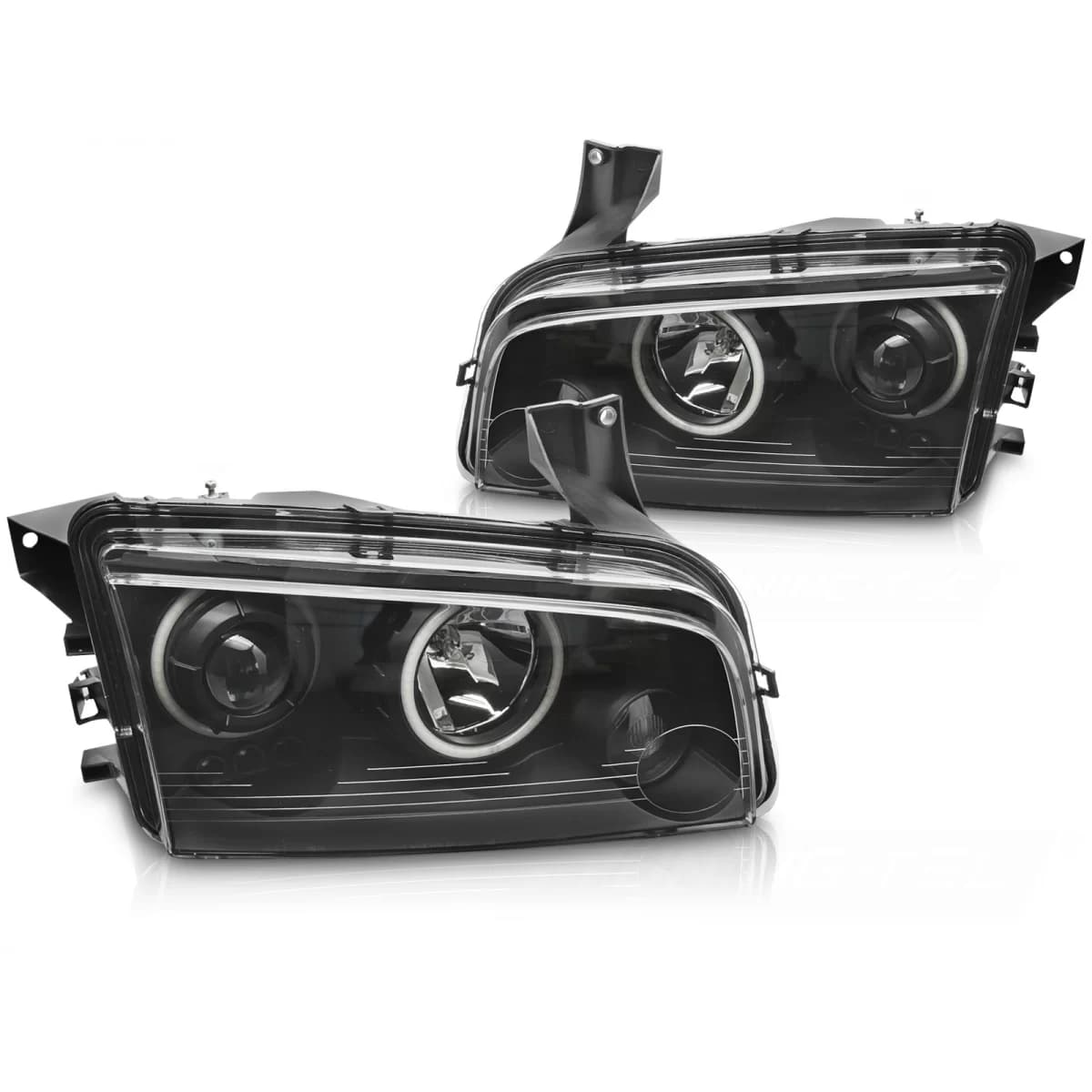 DODGE CHARGER LX 06-10 ANGEL EYES BLACK
