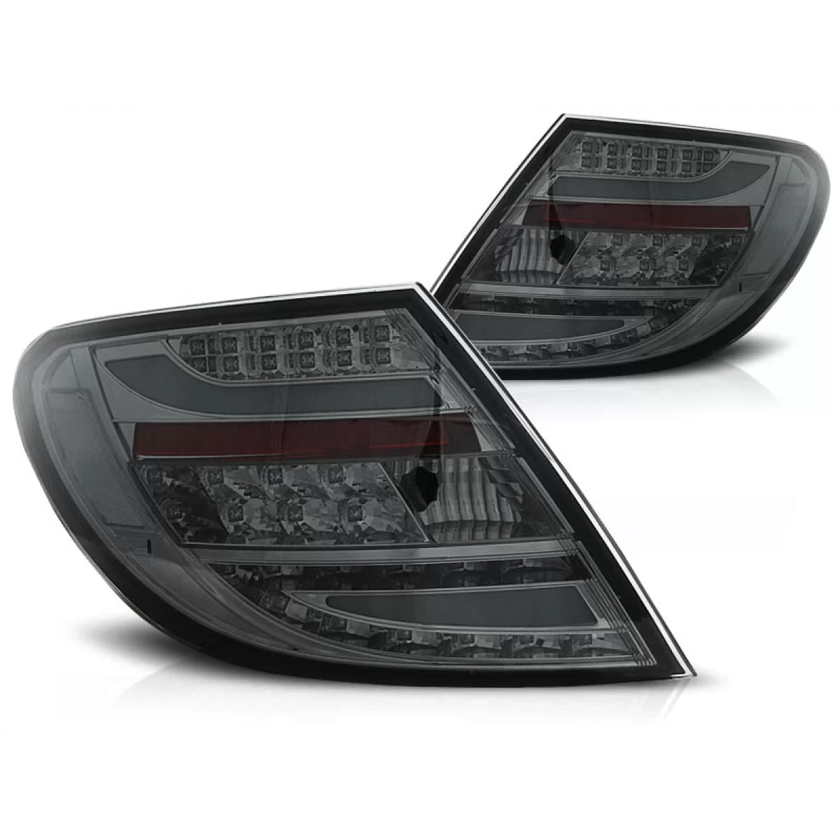 LED TAIL LIGHTS SMOKE fits MERCEDES C-KLASA W204 SEDAN 07-10