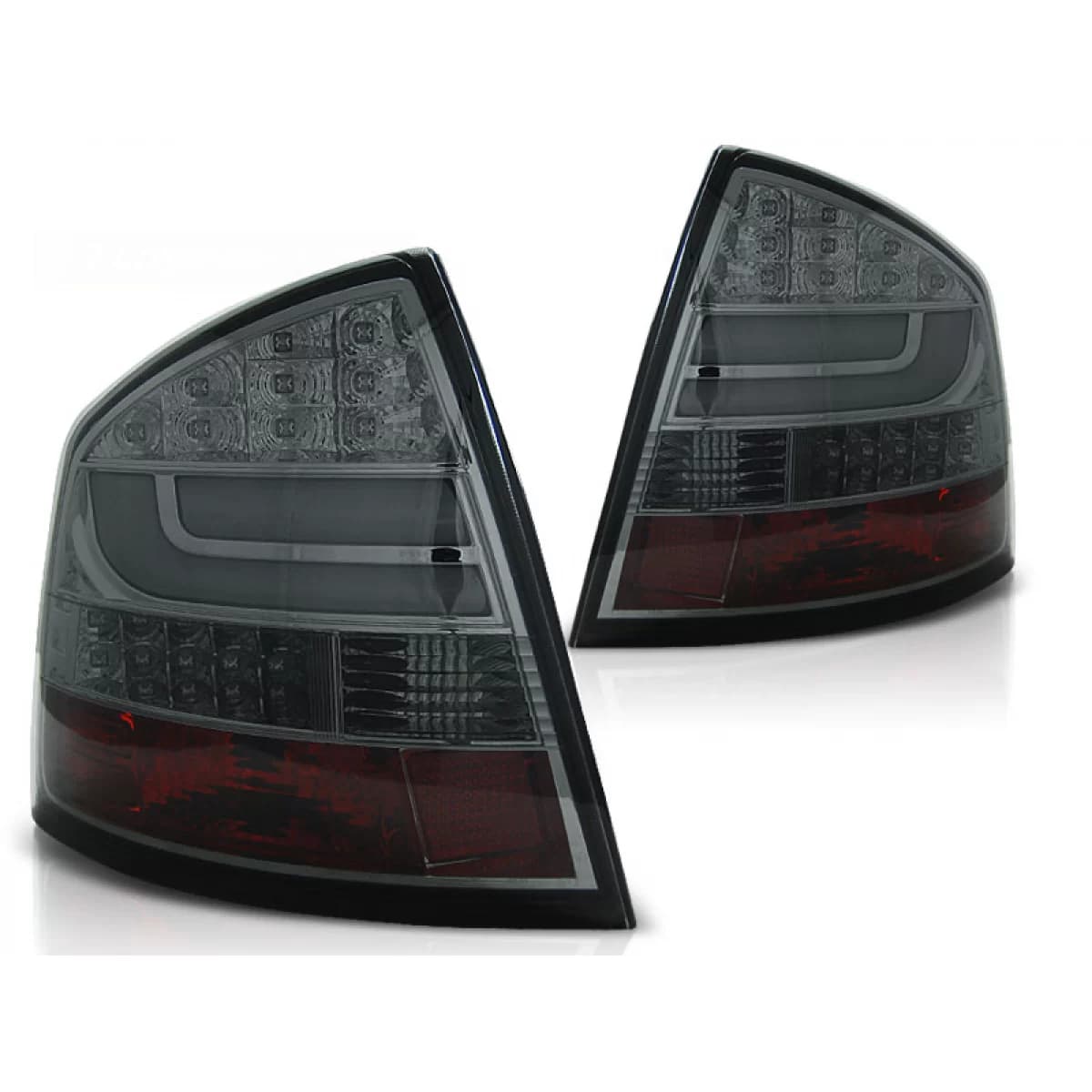 LED BAR TAIL LIGHTS SMOKE fits SKODA OCTAVIA II SEDAN 04-12