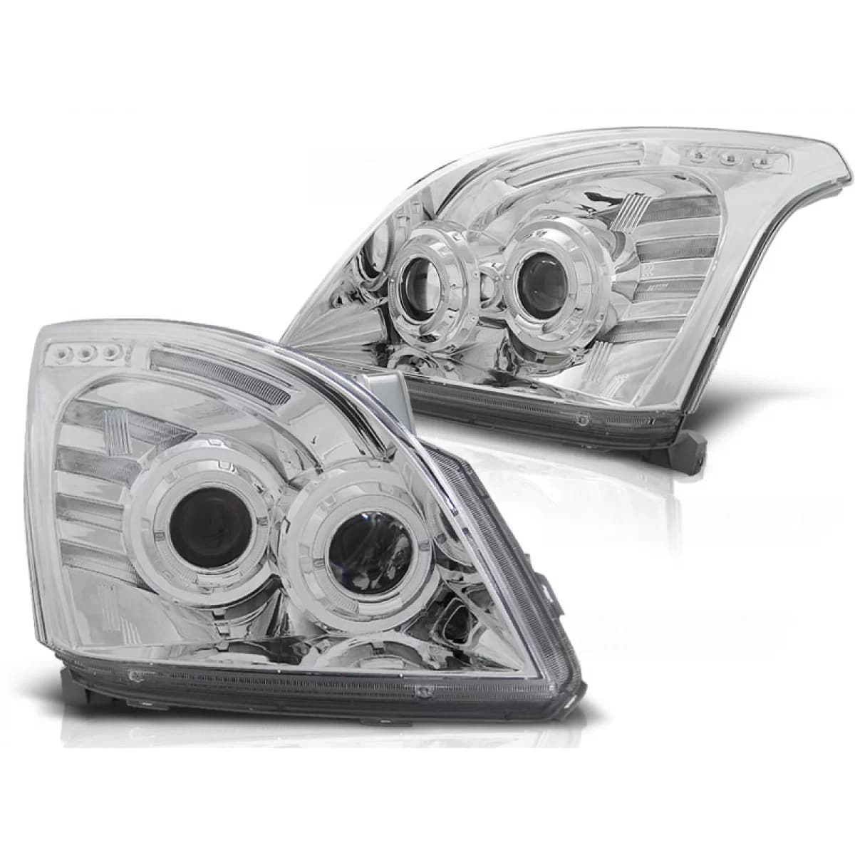 TOYOTA LAND CRUISER 120 03-09 ANGEL EYES CHROME