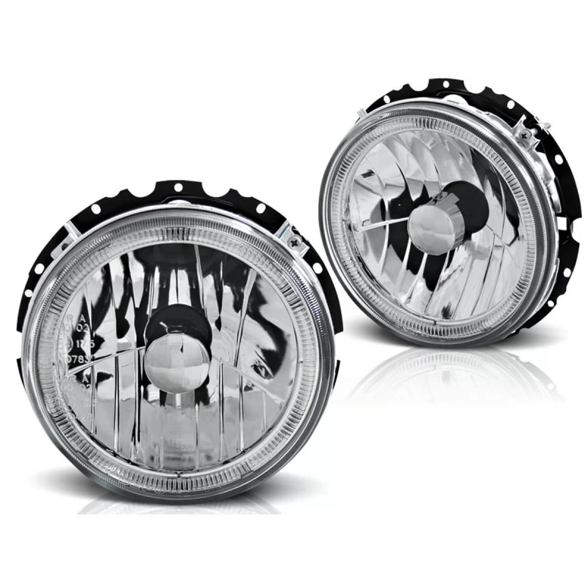 HEADLIGHTS ANGEL EYES CHROME fits VW GOLF 1 05.74-07.83