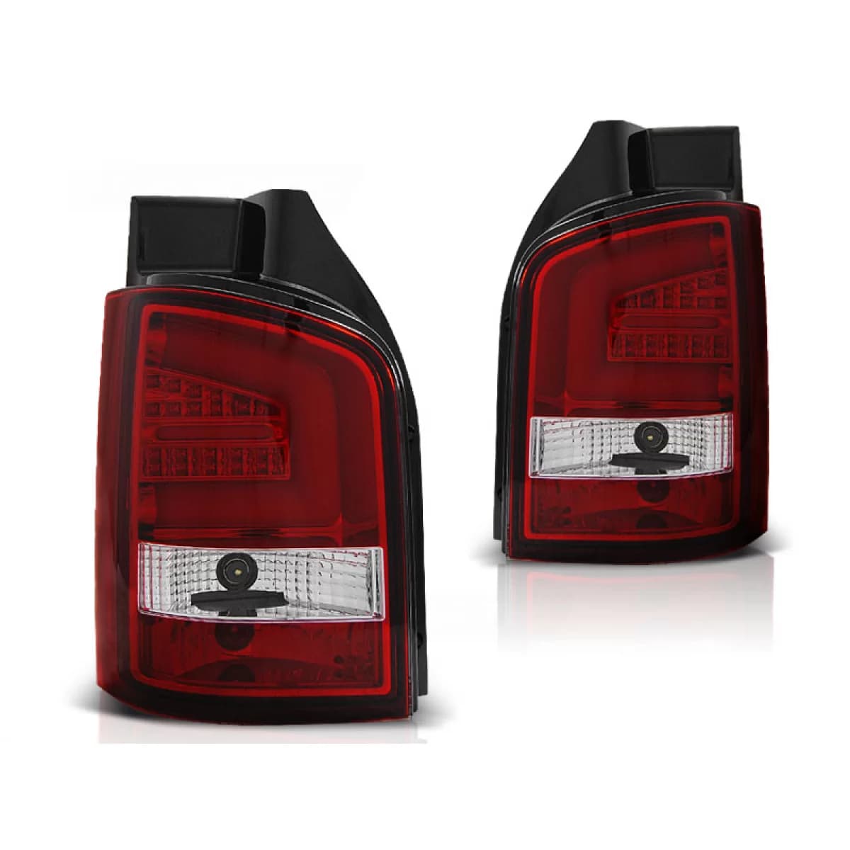 LED BAR TAIL LIGHTS RED WHIE fits VW T5 04.03-09