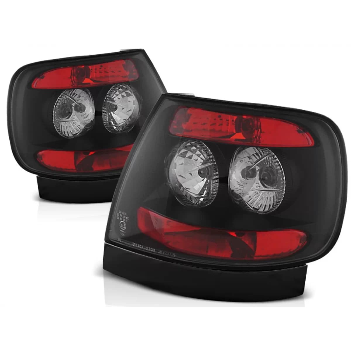 TAIL LIGHTS BLACK fits AUDI A4 11.94-09.00