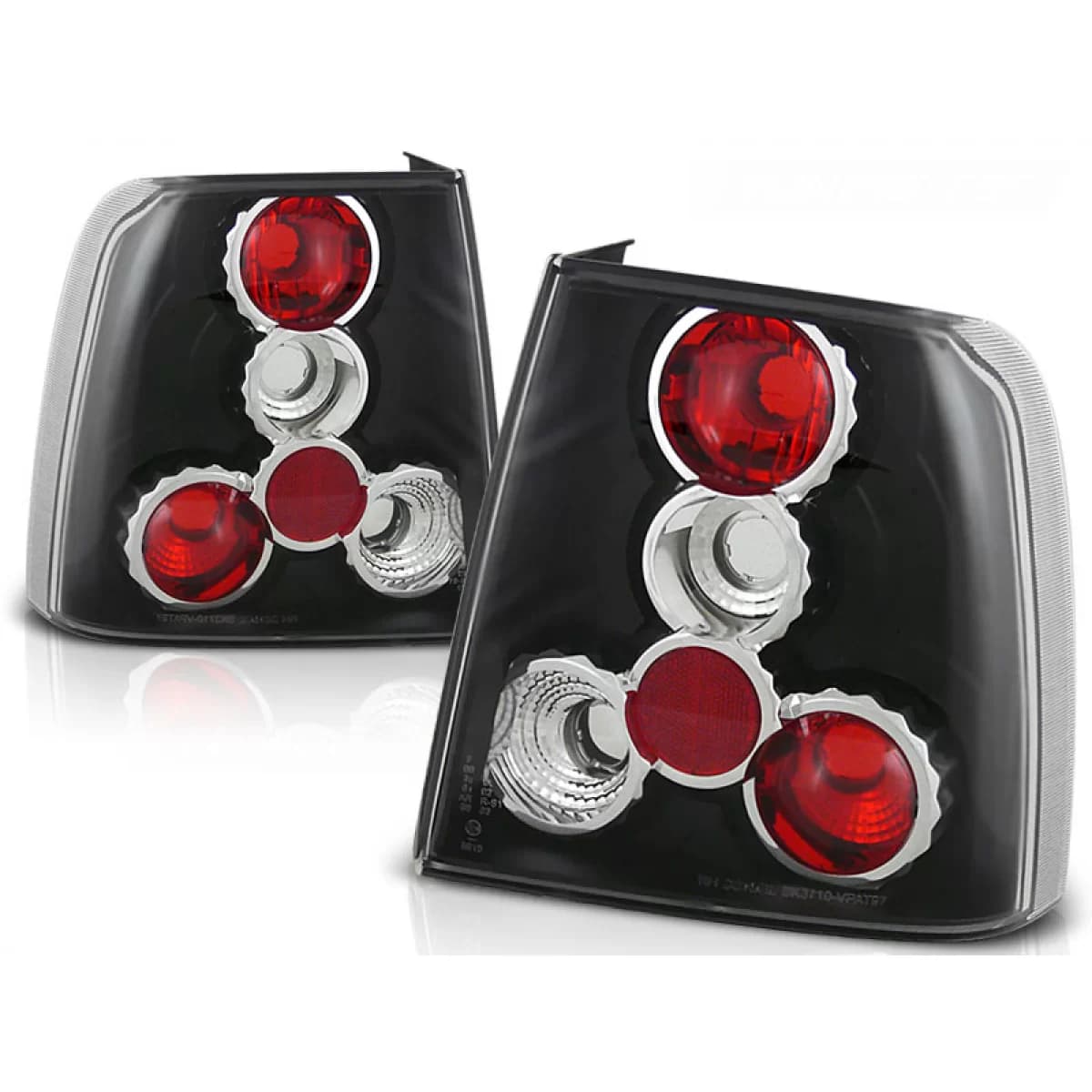 TAIL LIGHTS BLACK fits VW PASSAT B5 11.96-08.00 SEDAN