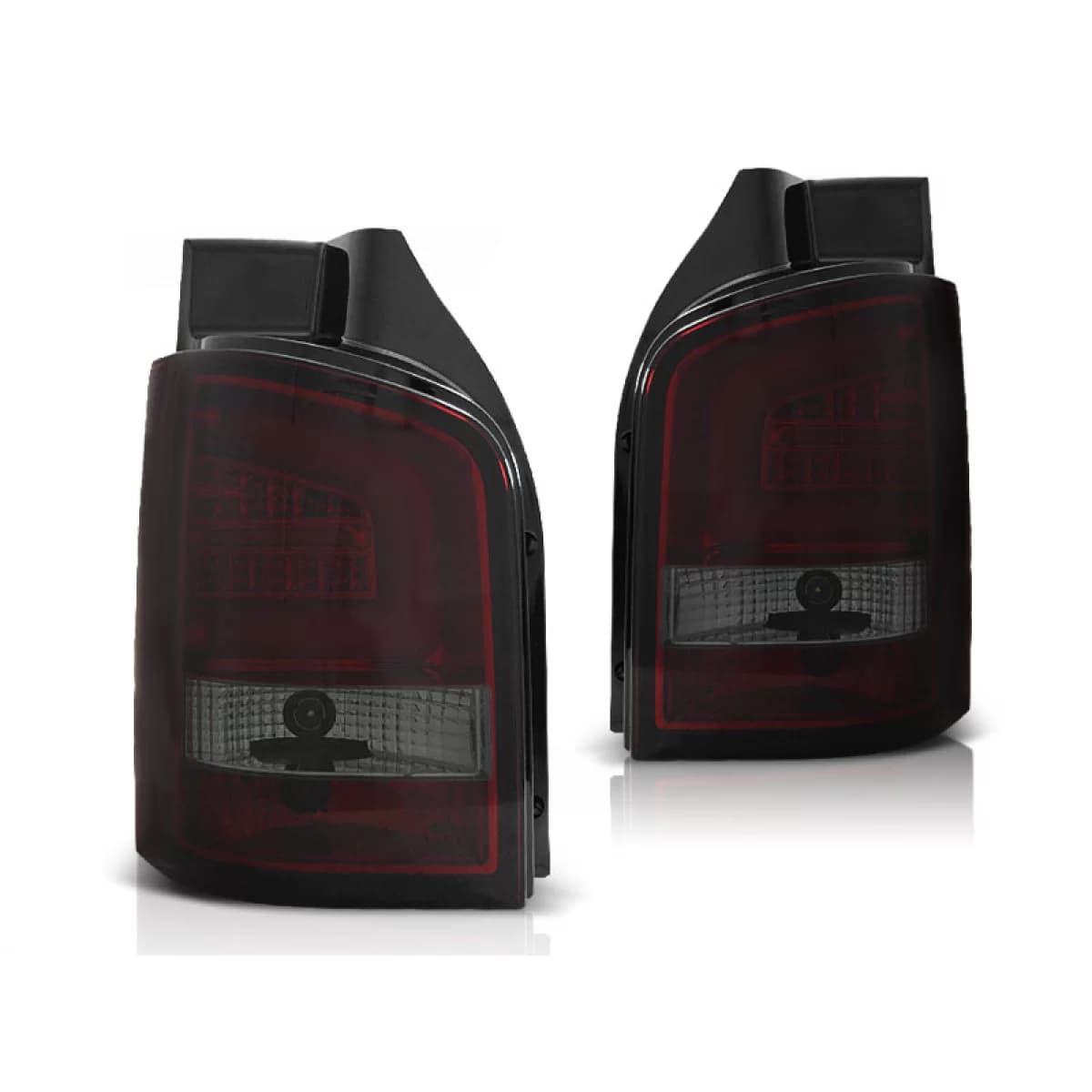 LED BAR TAIL LIGHTS RED SMOKE fits VW T5 04.03-09