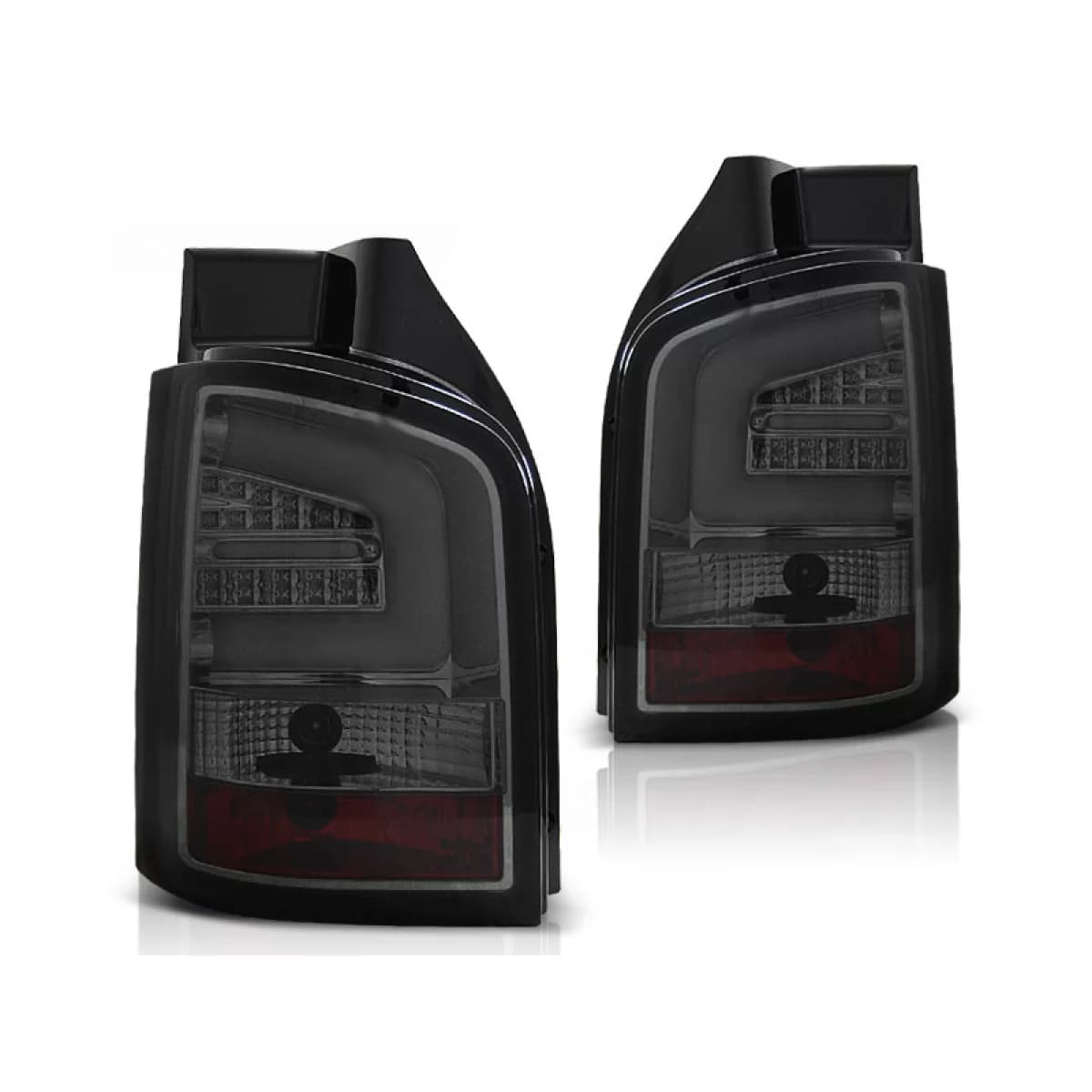 LED BAR TAIL LIGHTS SMOKE fits VW T5 04.03-09