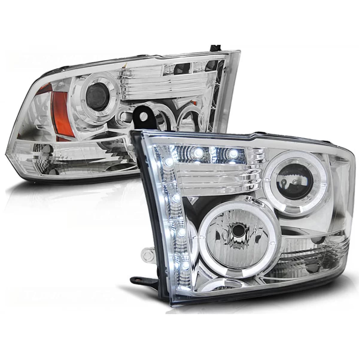 DODGE RAM 09-18 ANGEL EYES CHROME