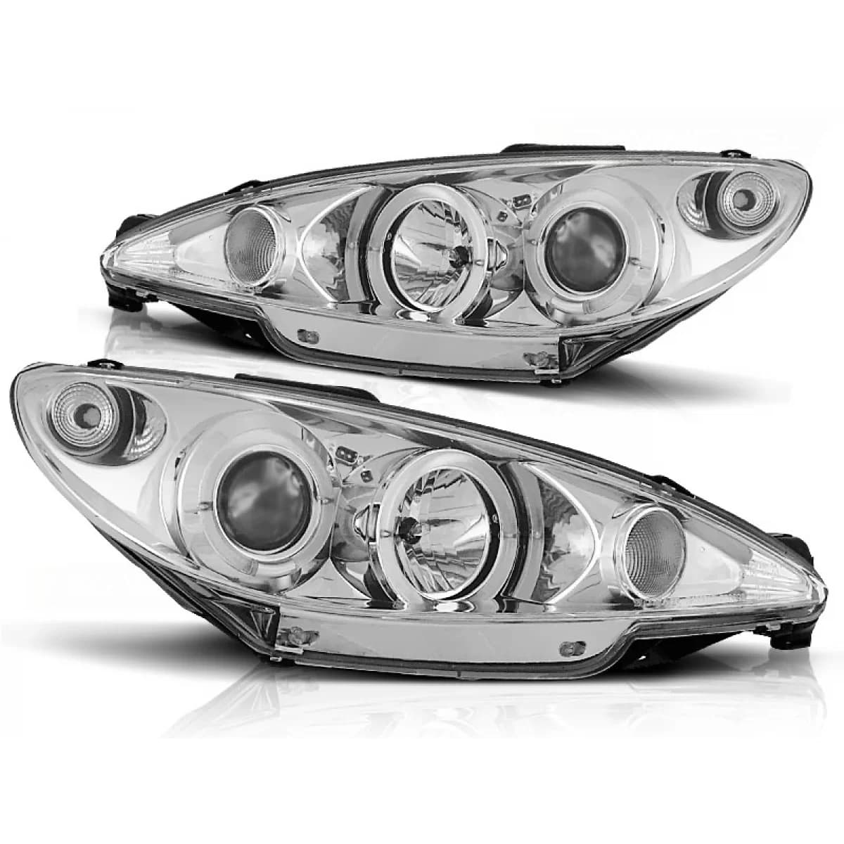 PEUGEOT 206 02- ANGEL EYES CHROME