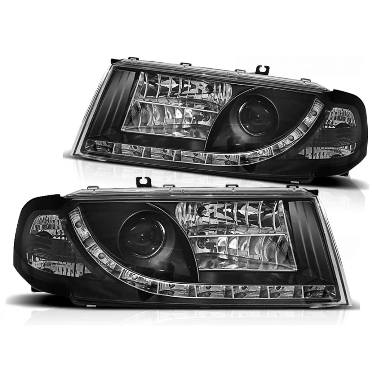 HEADLIGHTS DAYLIGHT BLACK fits SKODA OCTAVIA I 08.00-10