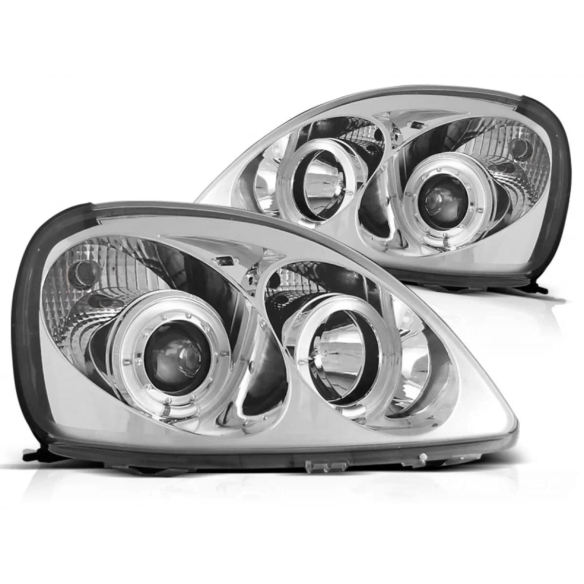 TOYOTA YARIS 04.99-09.03 ANGEL EYES CHROME