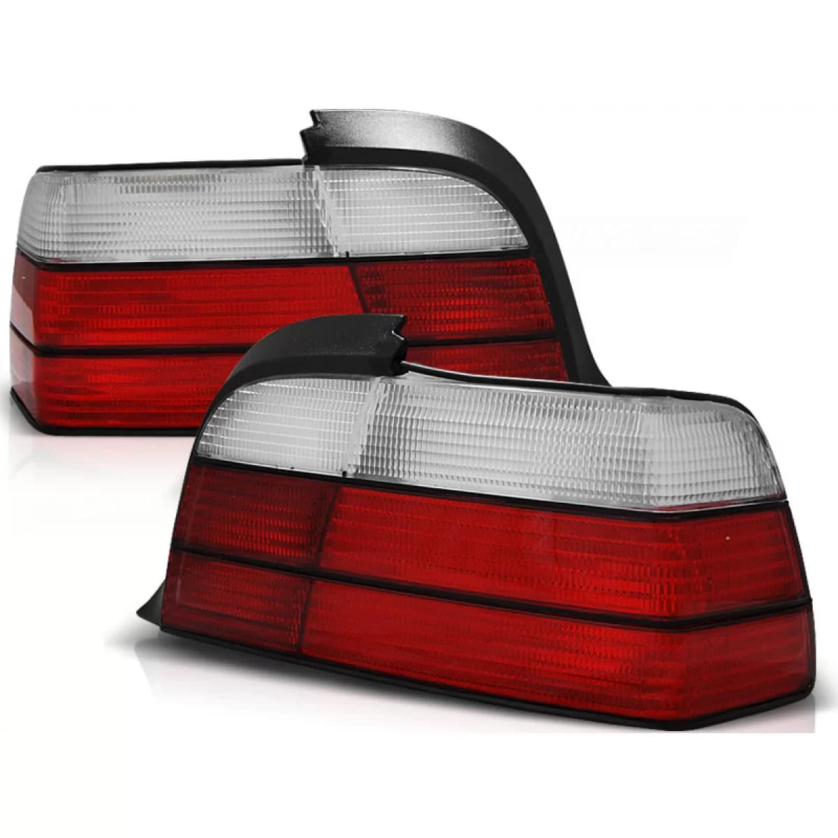 TAIL LIGHTS SPORT LOOK RED WHITE fits BMW E36 12.90-08.99 COUPE