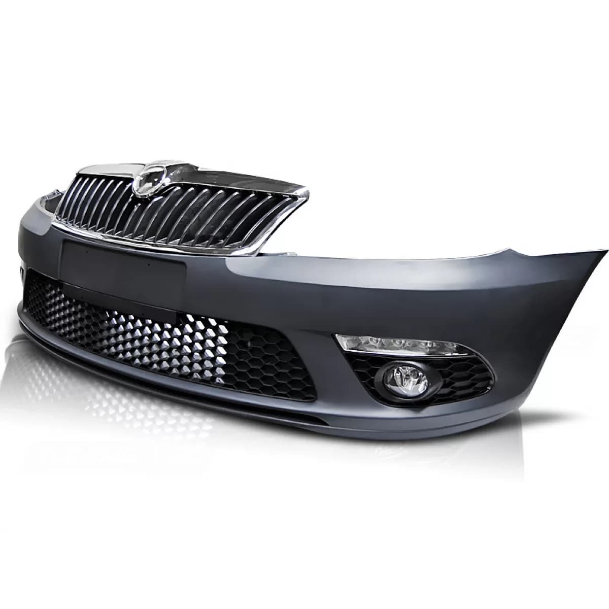 FRONT BUMPER SPORT fits SKODA OCTAVIA II FACELIFT 09-13