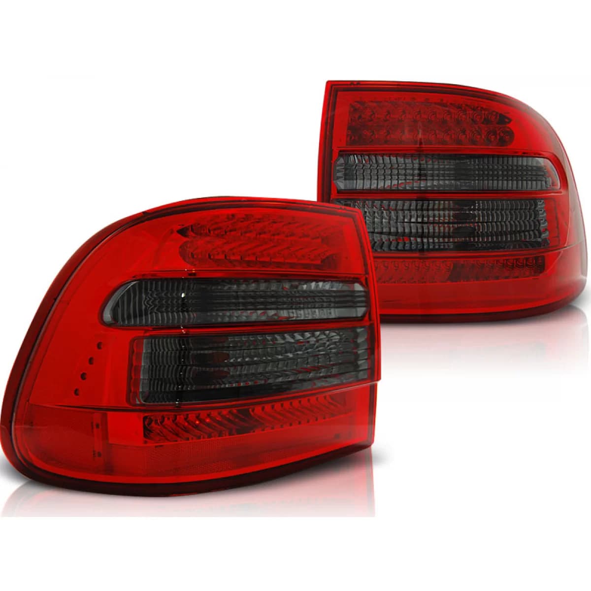 LED TAIL LIGHTS RED SMOKE fits PORSCHE CAYENNE 02-06