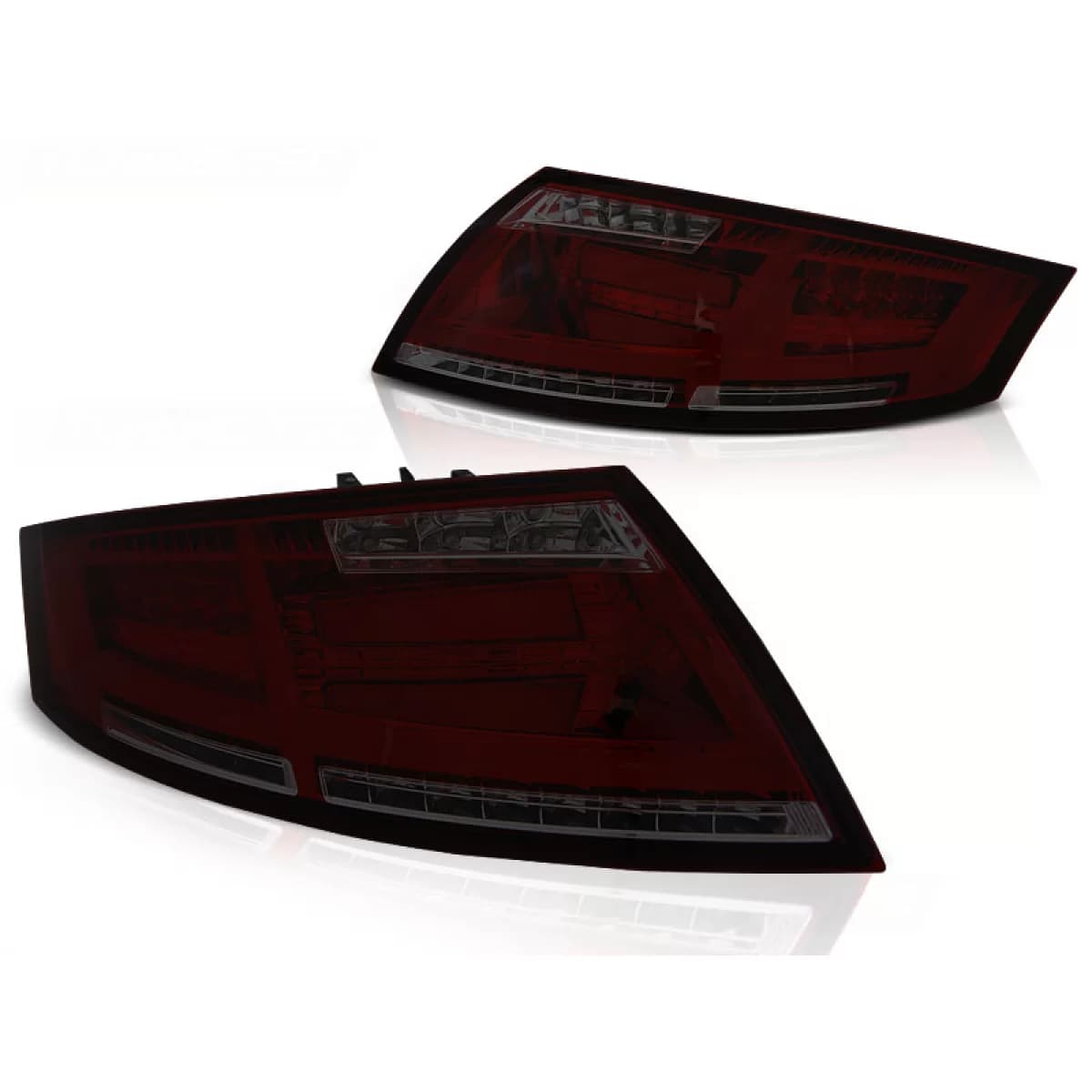 LED BAR TAIL LIGHTS RED SMOKE fits AUDI TT 04.06-02.14
