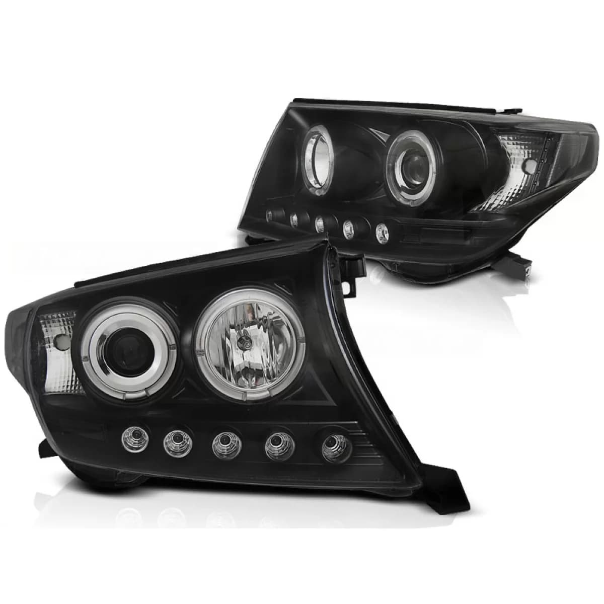 TOYOTA LAND CRUISER FJ200 07-12 ANGEL EYES BLACK