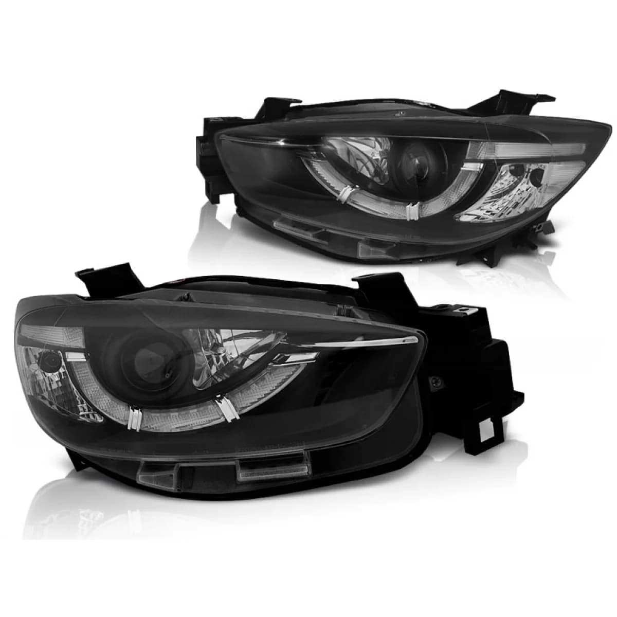 MAZDA CX5 11-15 BLACK TRUE DRL XENON