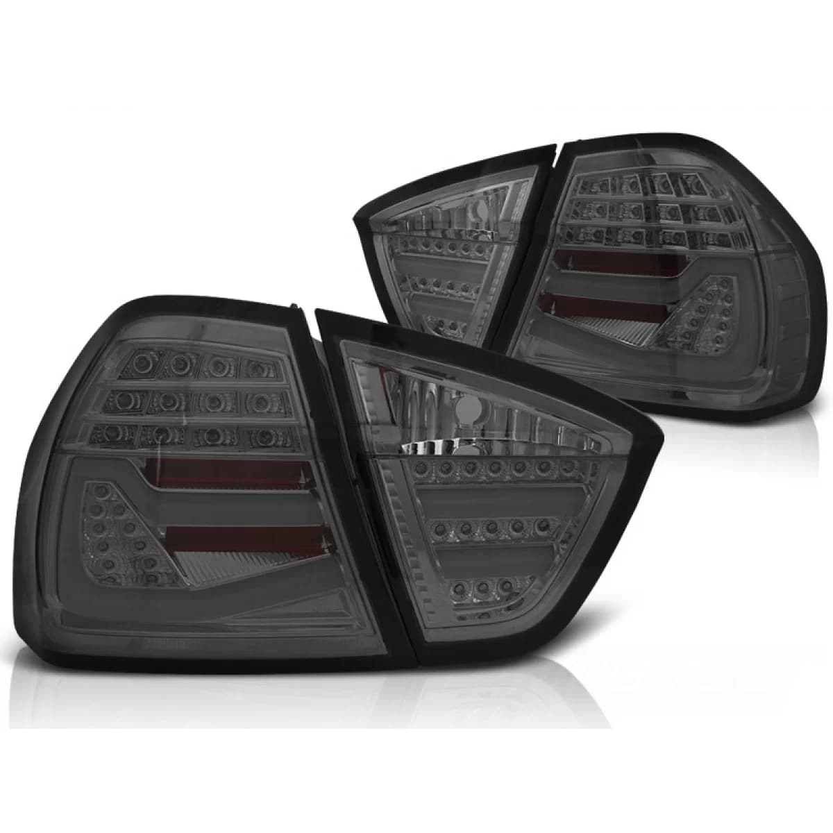 LED BAR TAIL LIGHTS SMOKE fits BMW E90 03.05-08.08