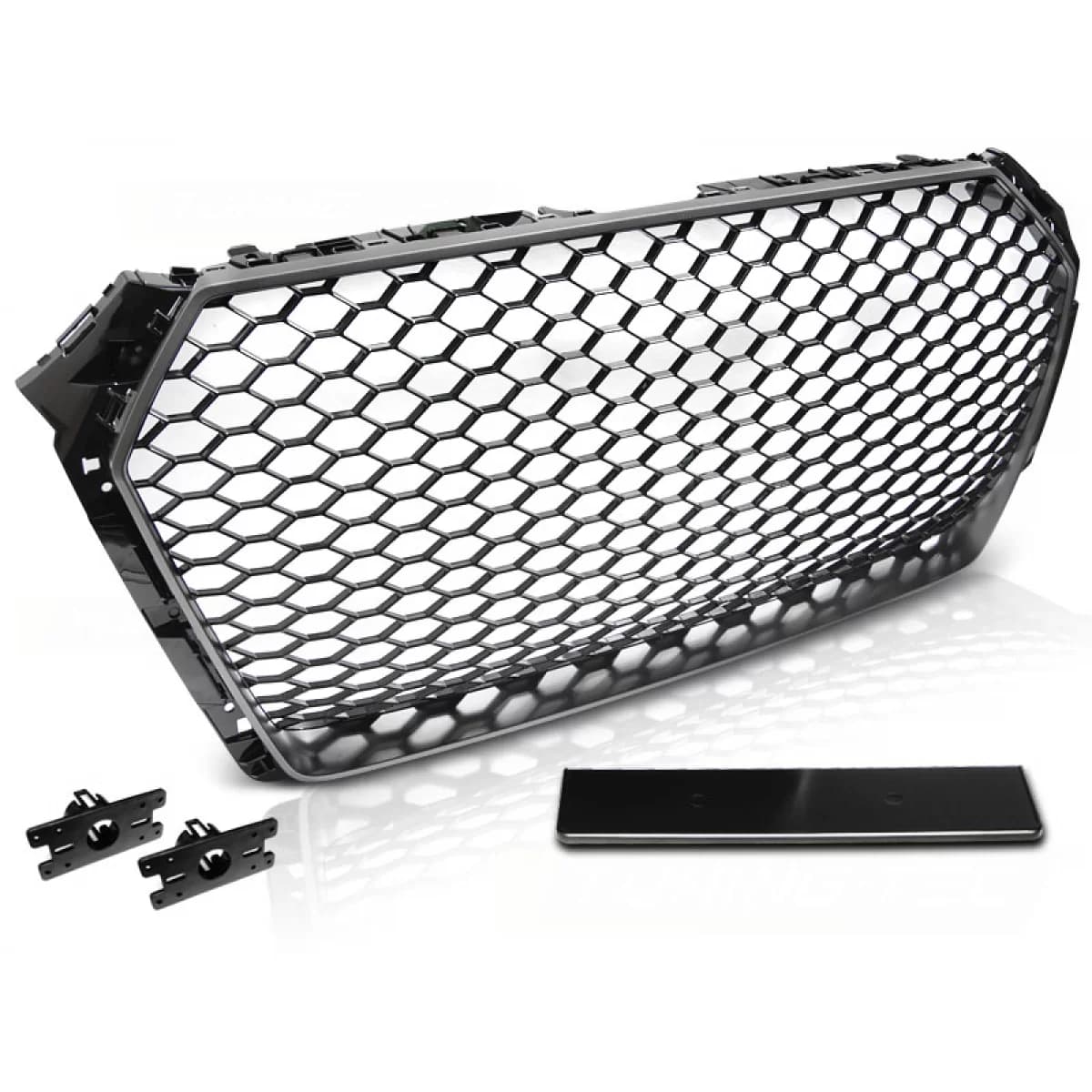 GRILLE SPORT MATT GRAY SILVER fits AUDI A4 B9 15-19