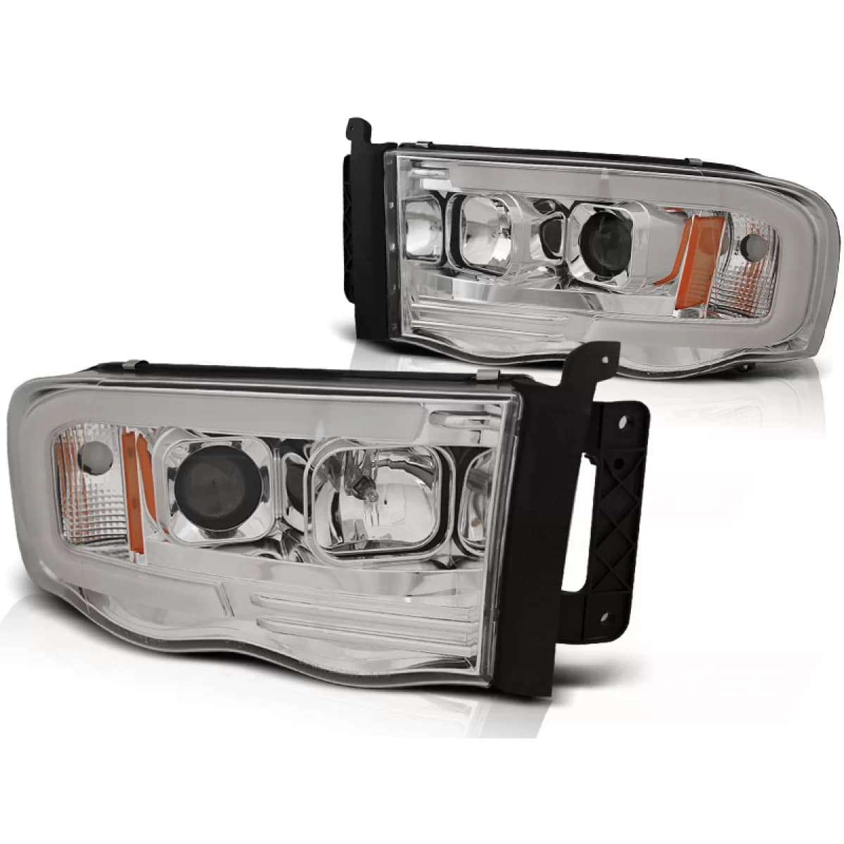 DODGE RAM 02-06 TUBE LIGHT CHROME