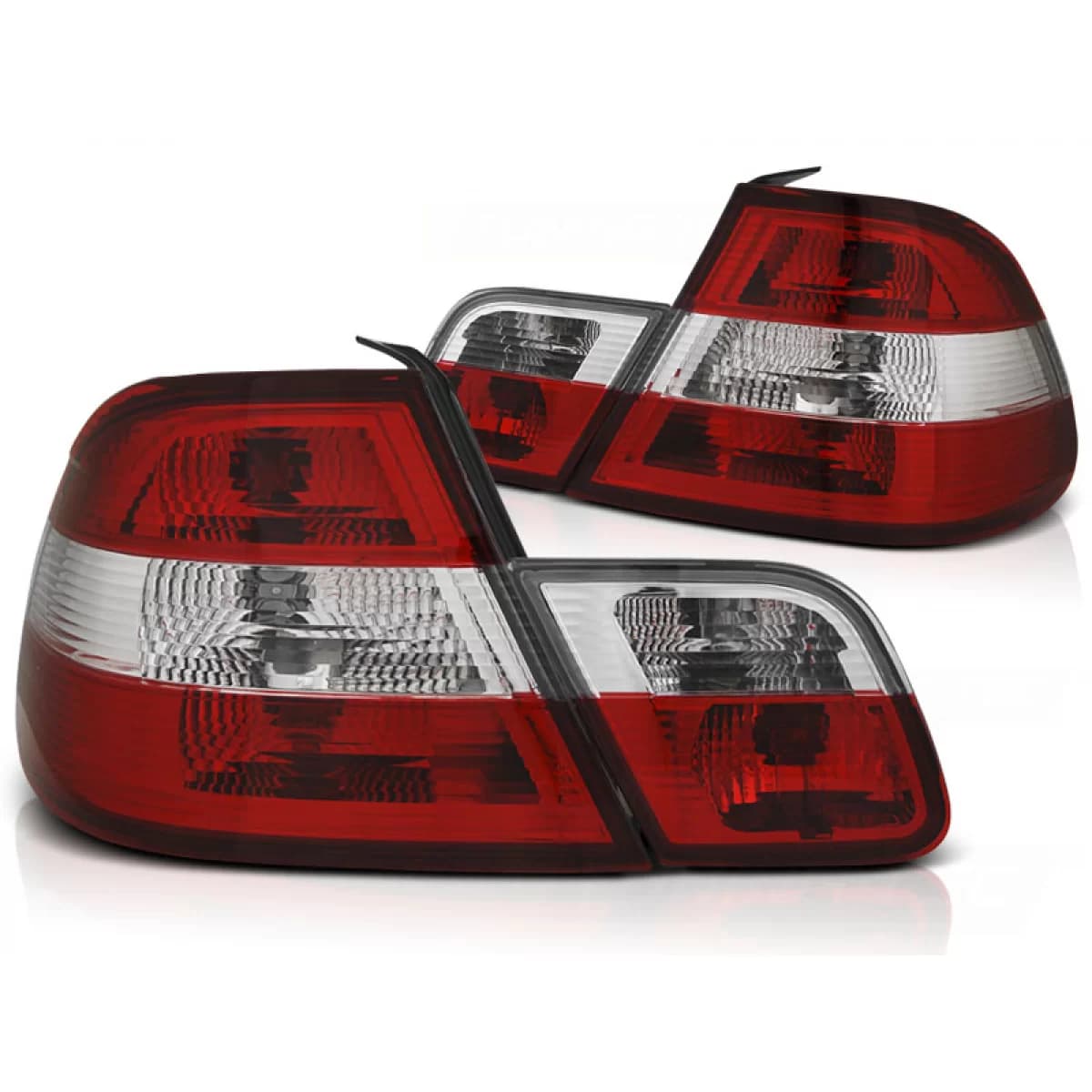 TAIL LIGHTS RED WHITE fits BMW E46 04.99-03.03 COUPE