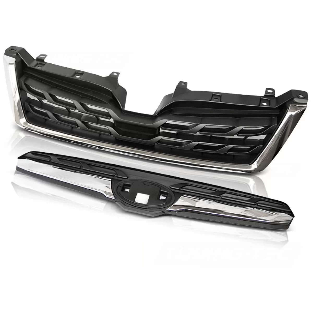 SUBARU FORESTER IV 13-18 CHROME BLACK LCI STYLE
