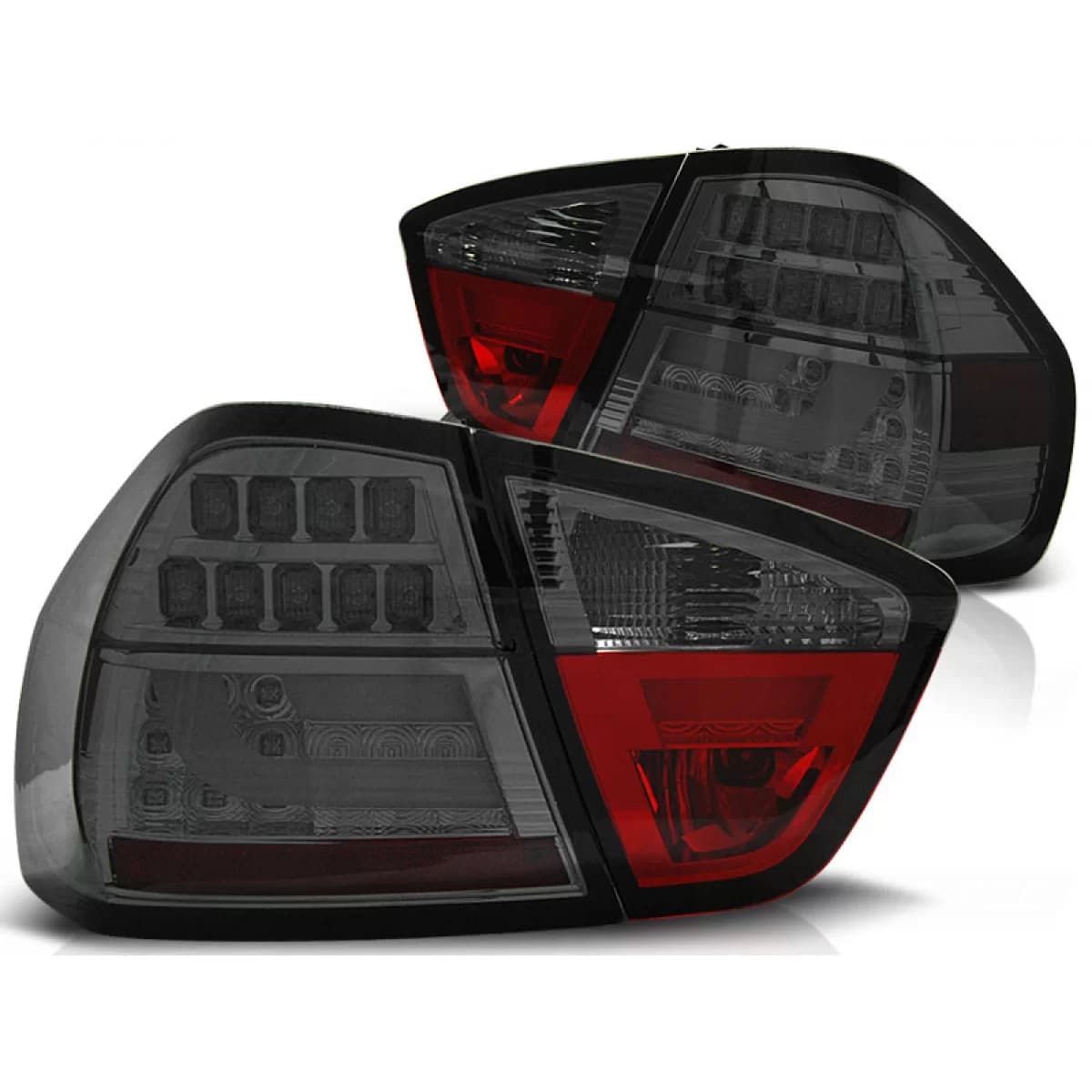 LED BAR TAIL LIGHTS SMOKE fits BMW E90 03.05-08.08