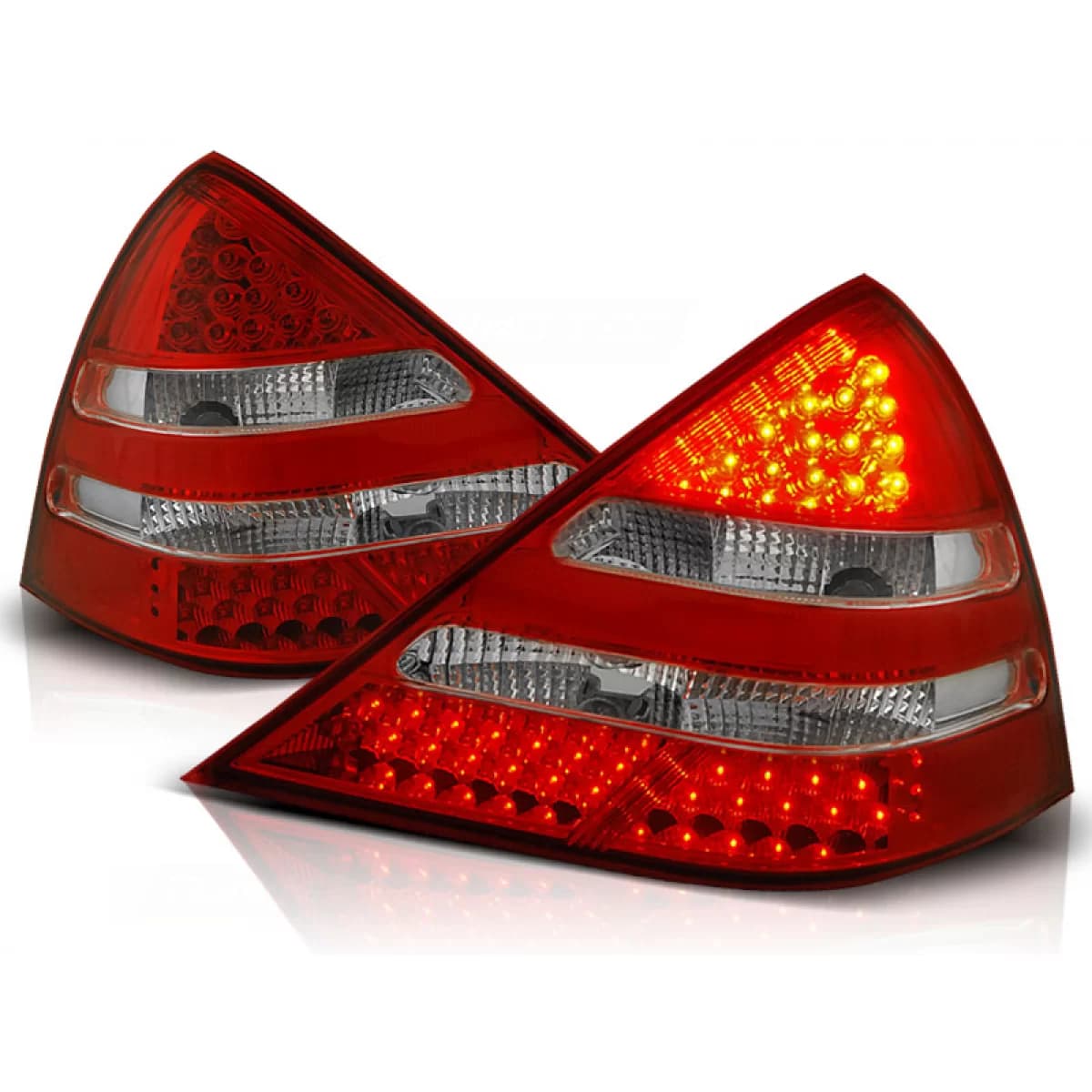 LED TAIL LIGHTS RED WHITE fits MERCEDES R170 SLK 04.96-04