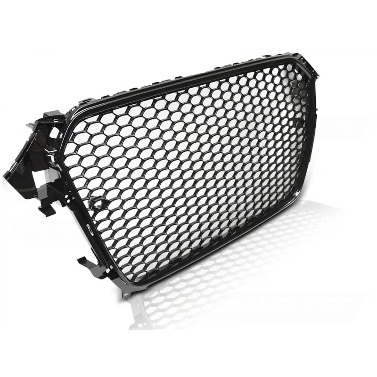 GRILLE SPORT GLOSSY FRAME BLACK PDC fits AUDI A4 B8 11.11-15