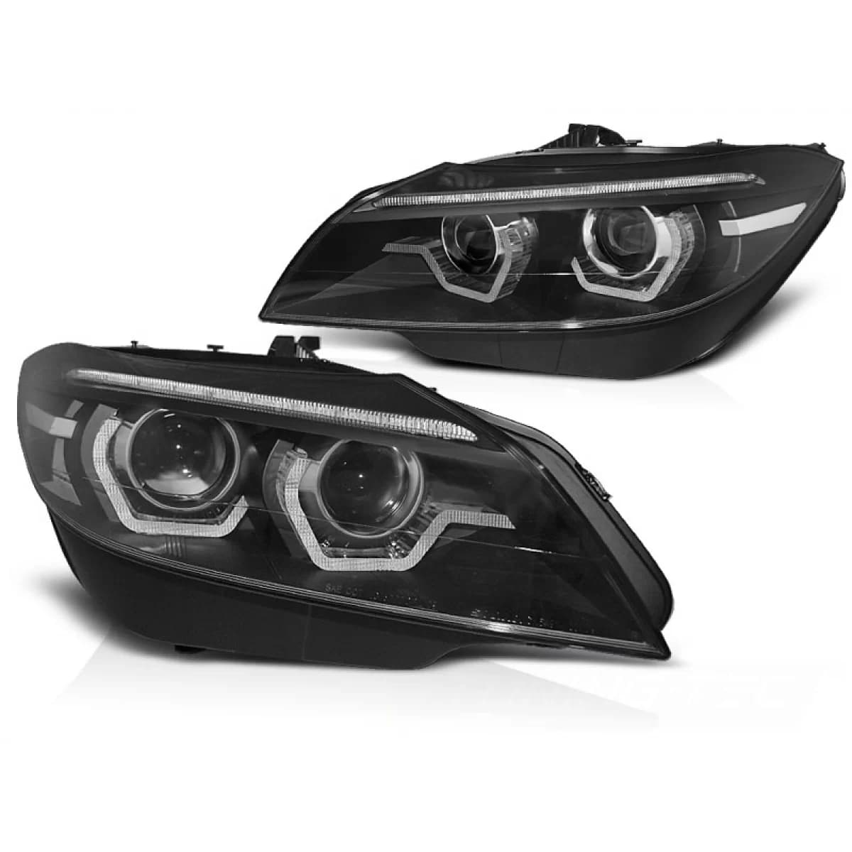 XENON HEADLIGHTS LED DRL BLACK SEQ fits BMW Z4 E89 09-13