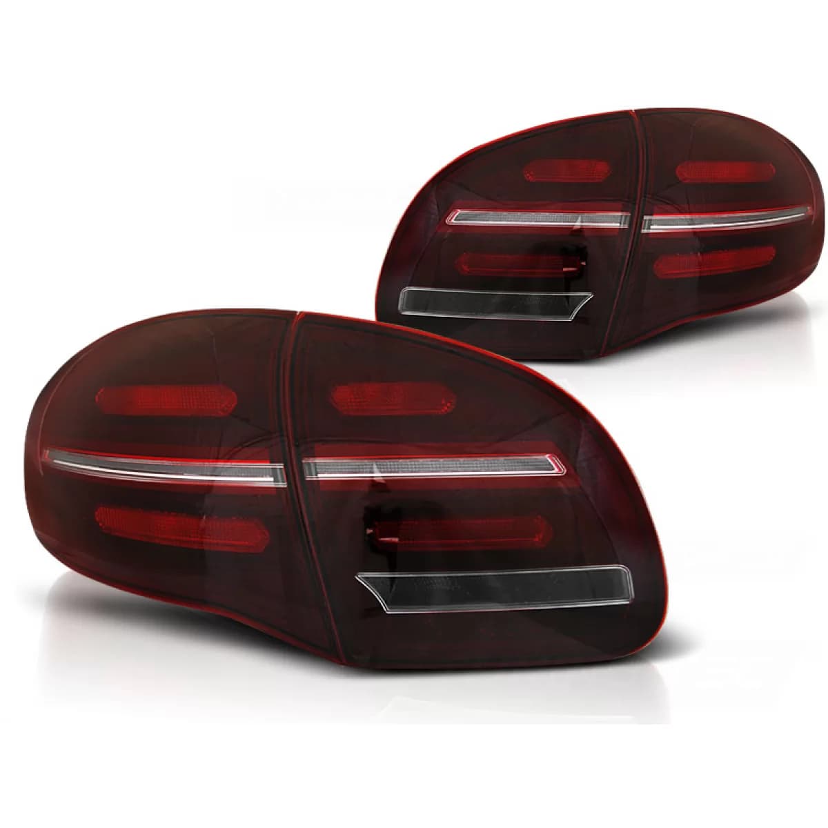 LED BAR TAIL LIGHTS RED WHIE SEQ fits PORSCHE CAYENNE 10-15
