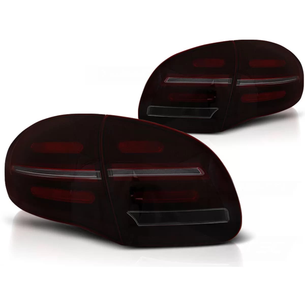 LED BAR TAIL LIGHTS RED SMOKE SEQ fits PORSCHE CAYENNE 10-15
