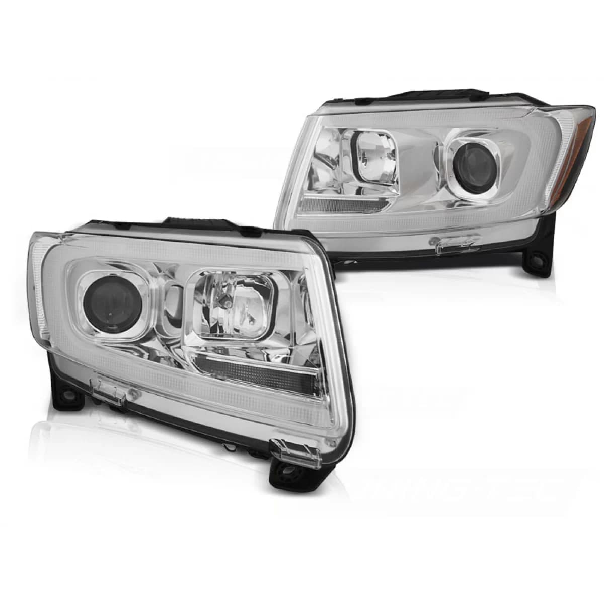 CHRYSLER JEEP GRAND CHEROKEE 11-13 CHROME TUBE LIGHT SEQ
