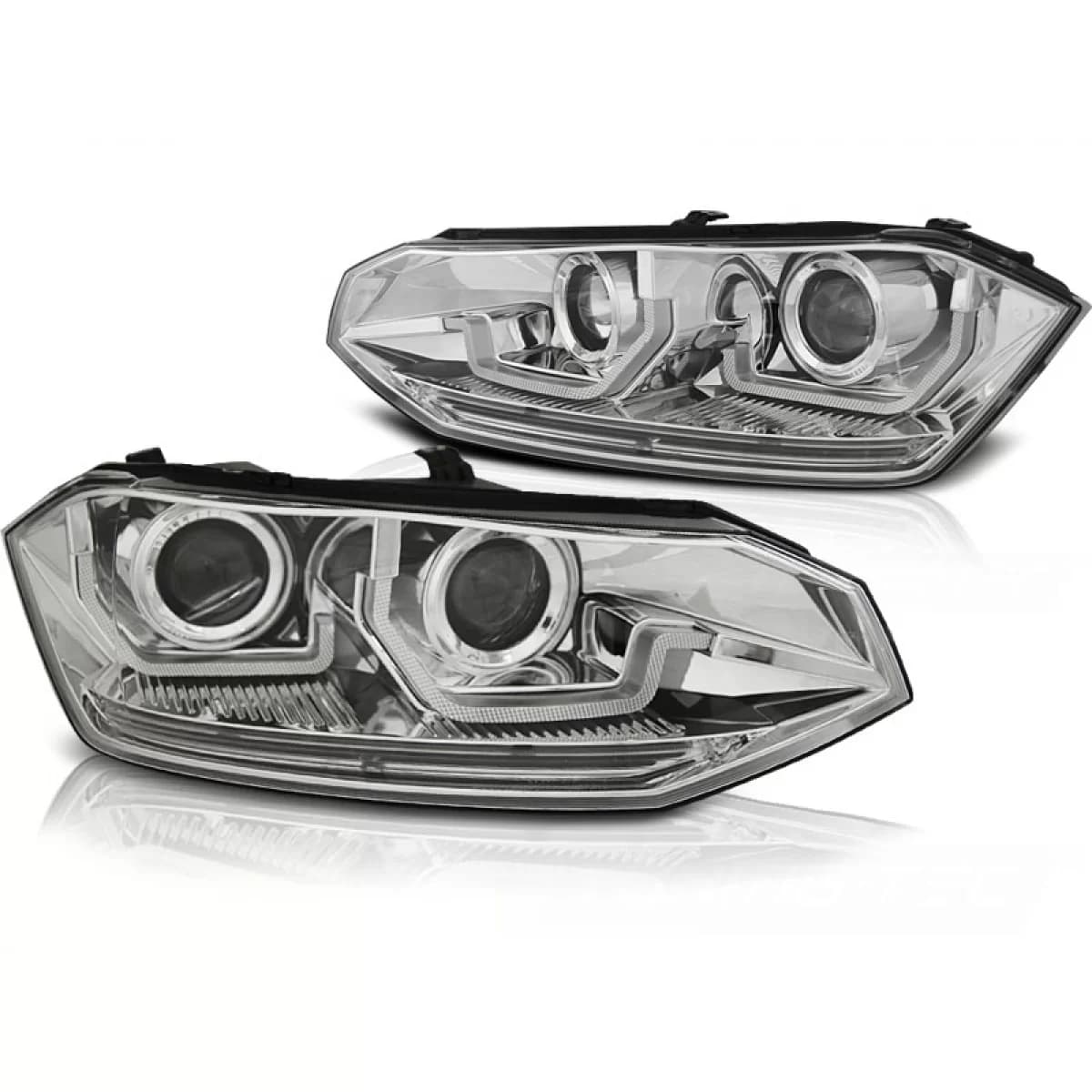 VW POLO VI 2G 17-21 SEQ LED CHROME