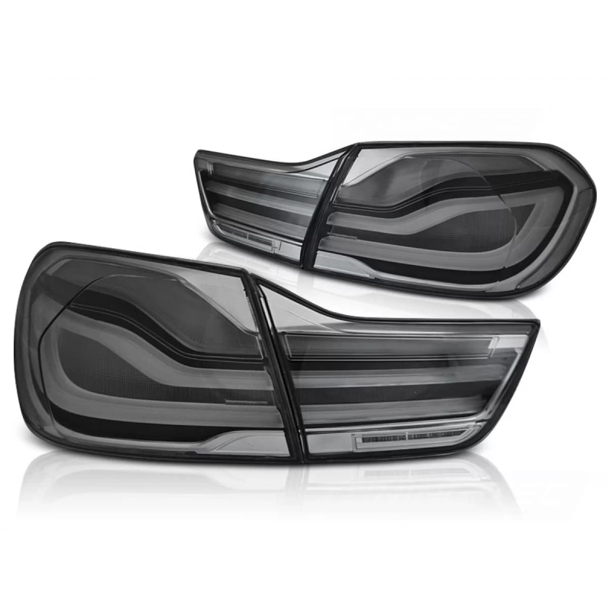 LED BAR TAIL LIGHTS SMOKE fits BMW F32/ F33/ F36 13-16