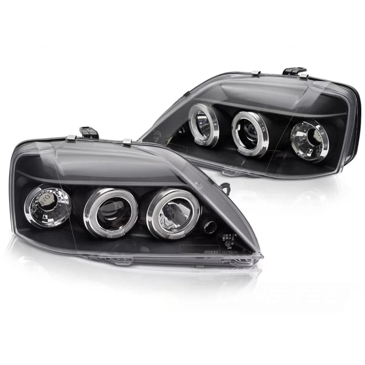 DACIA LOGAN 04-08 ANGEL EYES BLACK