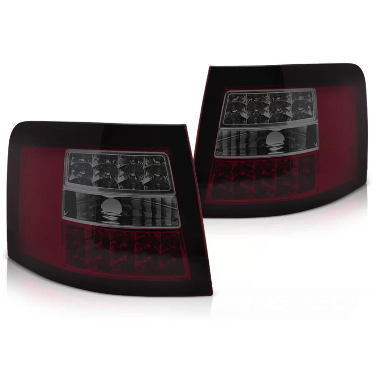 LED TAIL LIGHTS RED SMOKE fits AUDI A6 05.97-05.04 AVANT