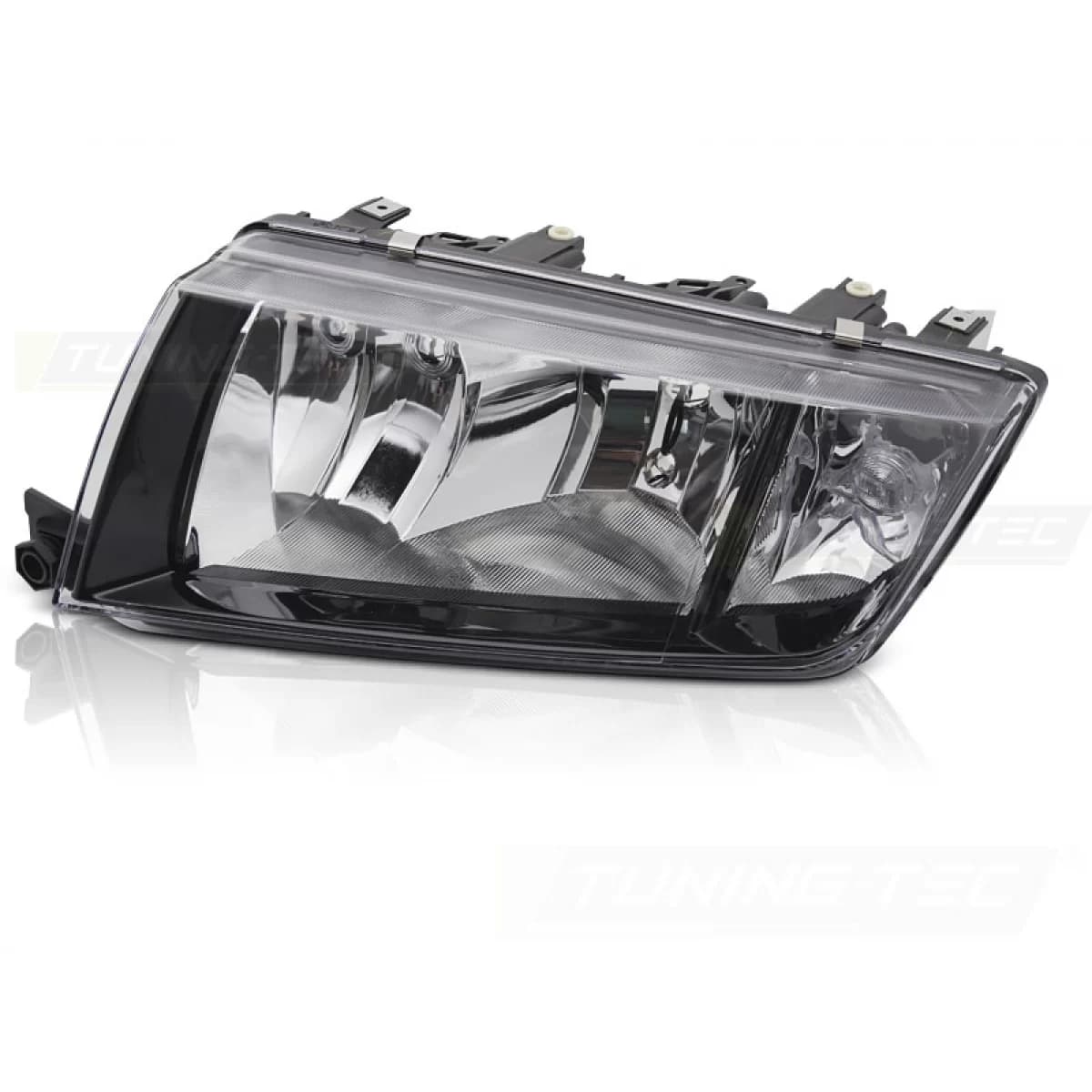 HEADLIGHT BLACK LEFT SIDE TYC fits SKODA FABIA 99-07