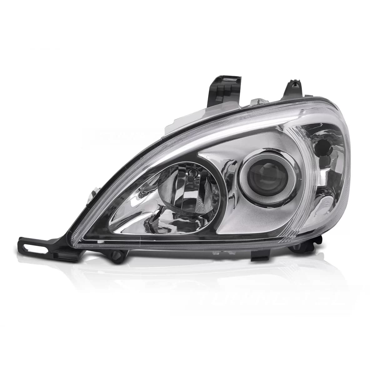HEADLIGHTS CHROME LEFT SIDE fits MERCEDES W163 01-05