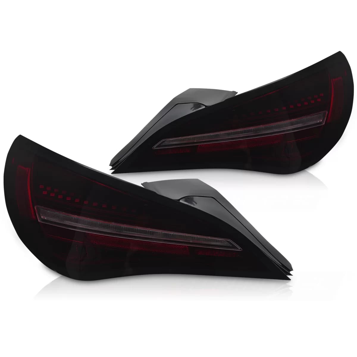 LED TAIL LIGHTS SEQ BLACK RED SMOKE fits MERCEDES CLA C117 13-19 / X117 14-19 OE LED