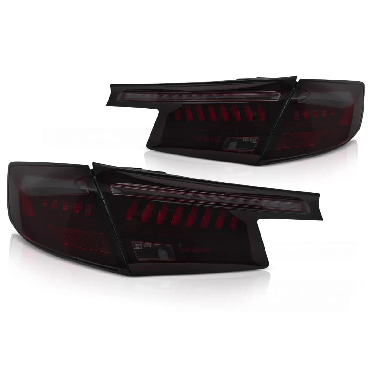 LED TAIL LIGHTS BLAC RED SMOKE fits HONDA CIVIC XI 21- HATCHBACK