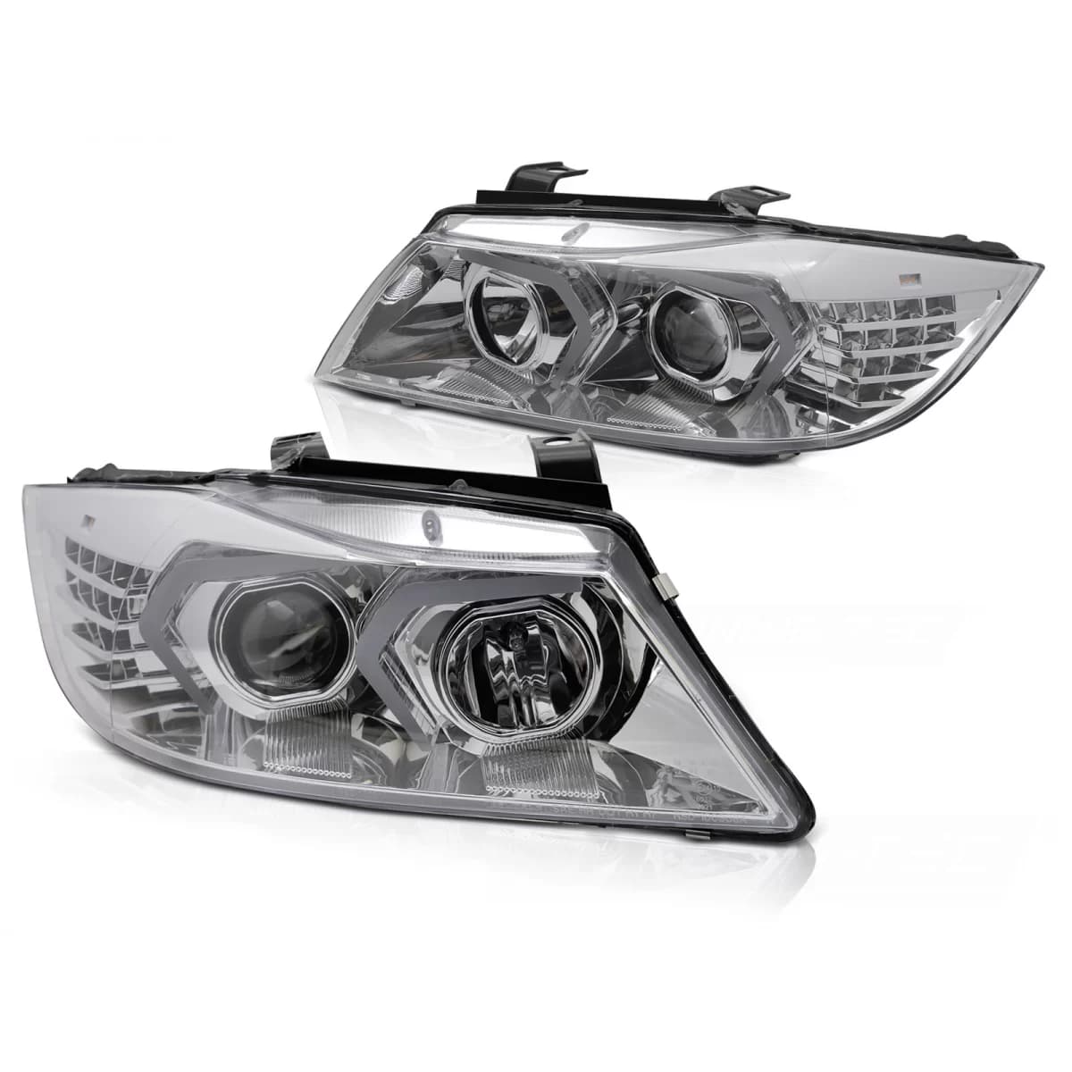 HEADLIGHTS LED CHROME fits BMW E90/E91 05-08