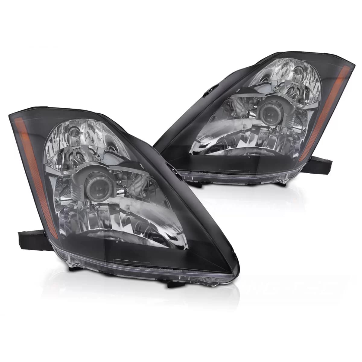 HEADLIGHTS BLACK fits NISSAN 350Z 03-05